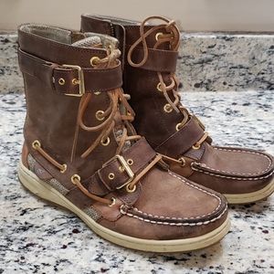 Sperry Top-Sider Huntley Zip Buckle Boat Boots 7